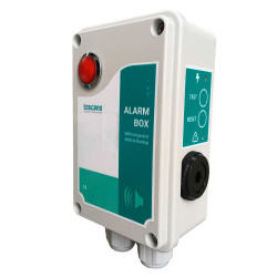 Boîtier alarme sonore 90dB + voyant mono 230V pour pompe et station de relevage