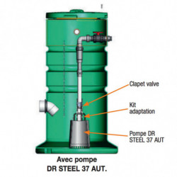 Station de relevage DAB Altibox V5 - Pompe a eau DR Steel monophasé 220V