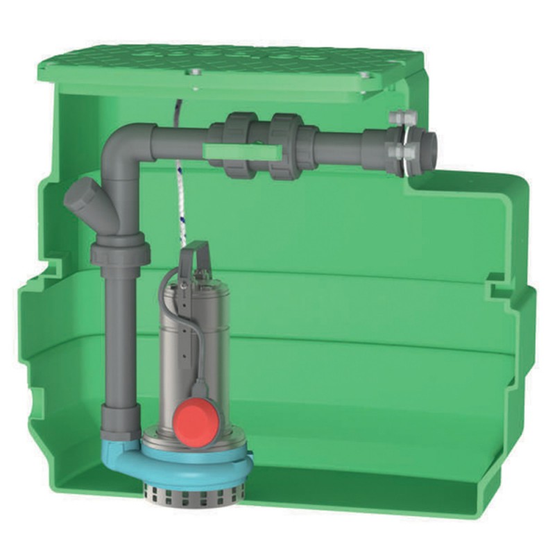 Station de relevage Calpeda CAL230 GQRM 10 eau légèrement chargée monophasé 220V Station de relevage Calpeda CAL230 GQRM 10 eau légèrement chargée monophasé 220V