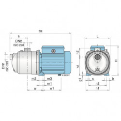 Pompe à eau auto amorçante Calpeda NGX - Inox 4,5 m3/h 220V - Pompe de  surface