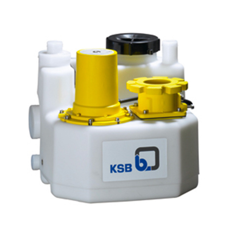 Station de relevage 150L KSB mini-Compacta UZ2150E 2 kW - Poste double eau chargée jusqu'à 35 m3/h monophasé 220V