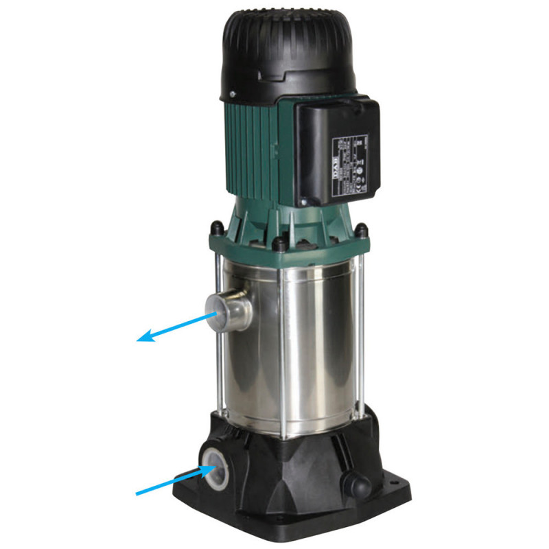 Pompe a eau DAB KVCX3050M 0,55 kW centrifuge verticale jusqu'à 4,8 m3/h monophasé 220V